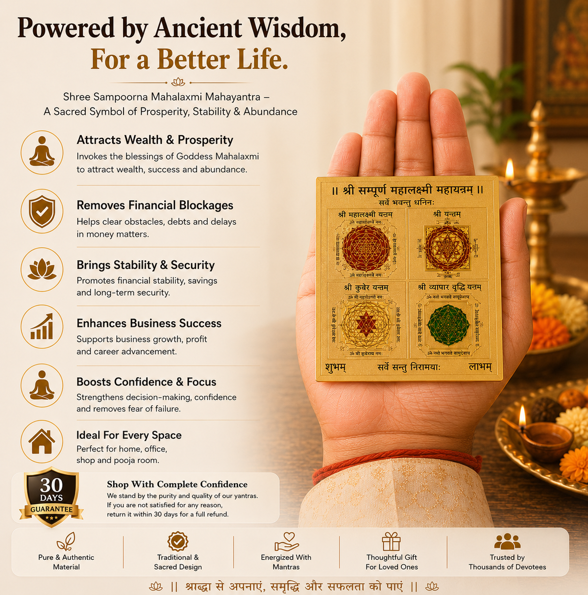 Shri Sampoorn Mahalxmi Mahayantram Yantra