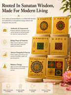 Shree Shani Yantra With Mantra In Gold Plated