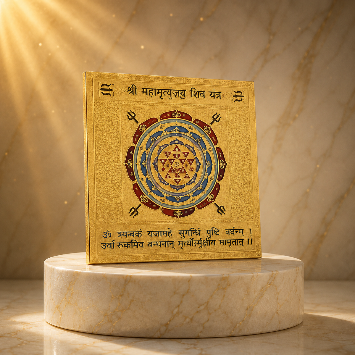 Shri Mahamrityunjaya Yantra Home & Office Temple